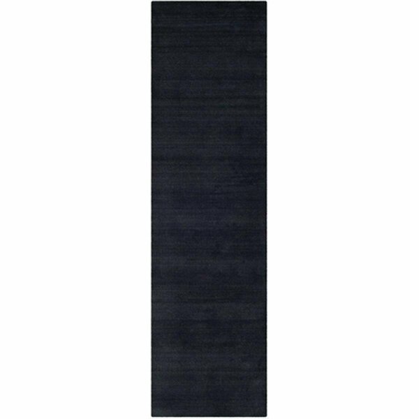 Safavieh 2 ft. - 3 in. x 12 ft. Runner- Shag Himalaya Black Hand Loomed Rug HIM610C-212